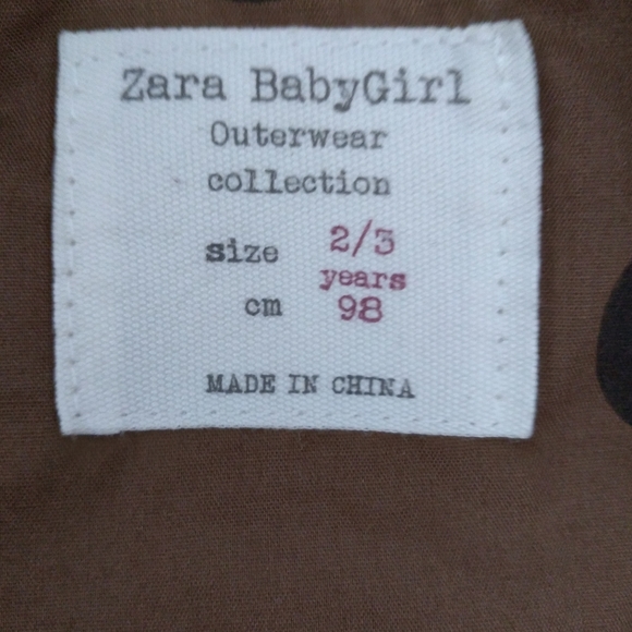 Zara 2-3 years Teddy Bear Coat - Picture 3 of 5